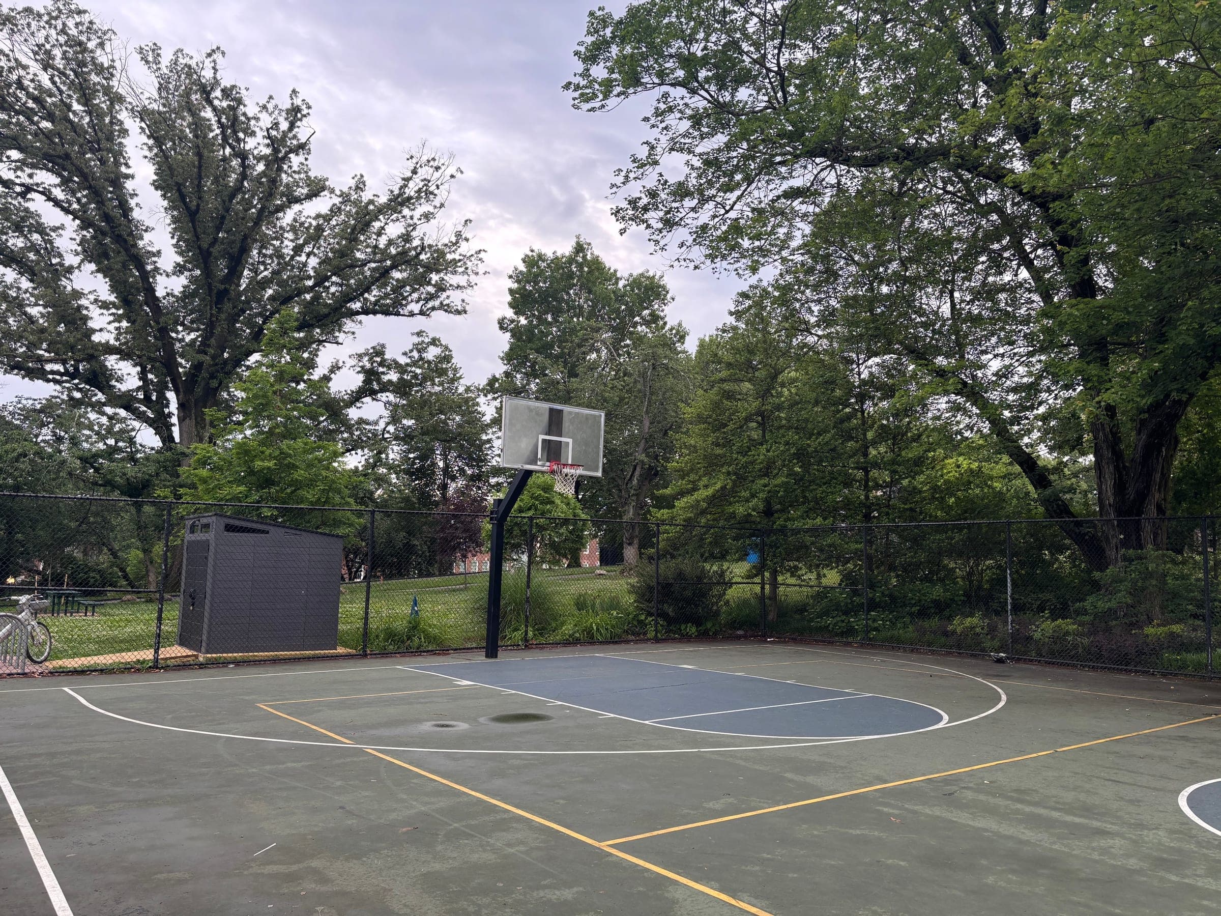 The basketball court at Lafayette-Pointer Park