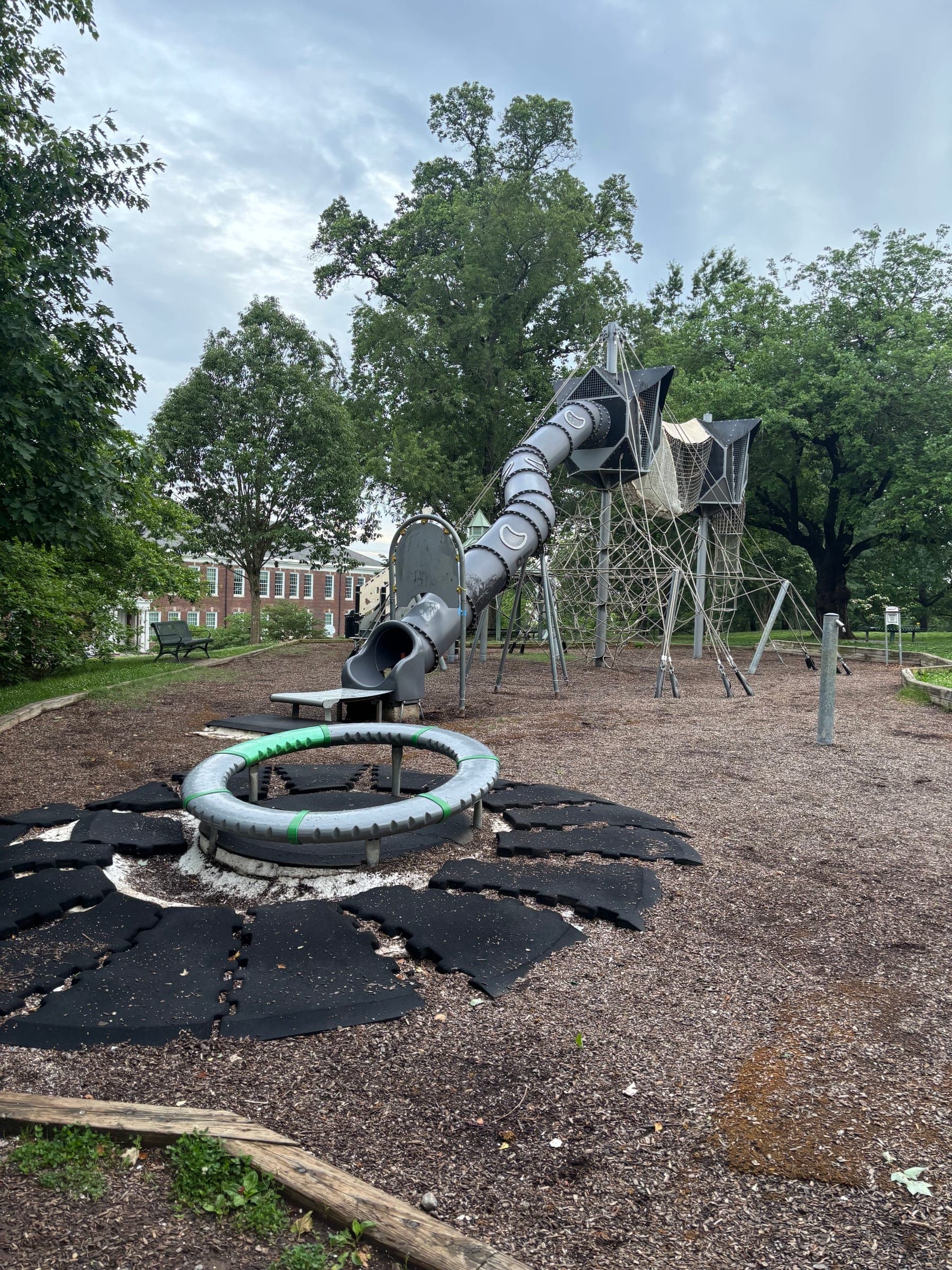 Children's play structure at Lafayette-Pointer Park